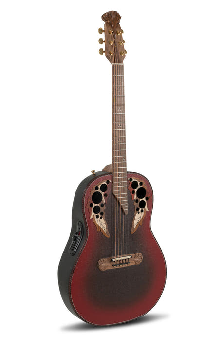 Adamas E-Acoustic Guitar 1687GT Deep Non-Cutaway - Reverse Red Burst (1687GT-2-G)