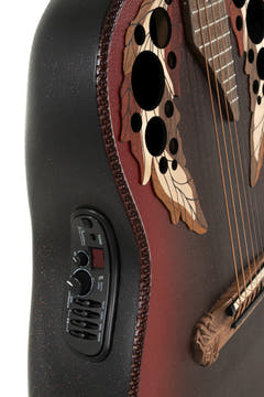 Adamas E-Acoustic Guitar 1687GT Deep Non-Cutaway - Reverse Red Burst (1687GT-2-G)