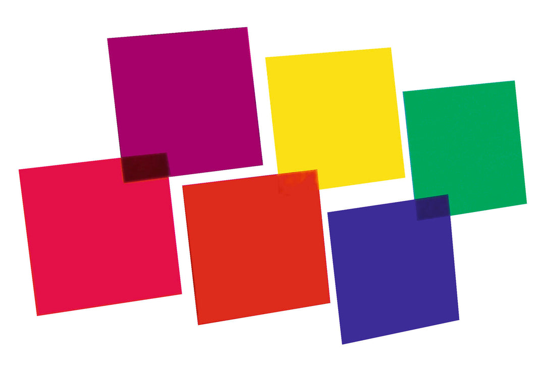 EUROLITE Color Foil Set 24x24cm, six colors