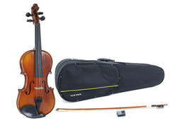 GEWA Violin Maestro 1 - 1/2 (Ready to play incl. shaped case, Massaranduba bow and Larsen Aurora strings, transport-secured)