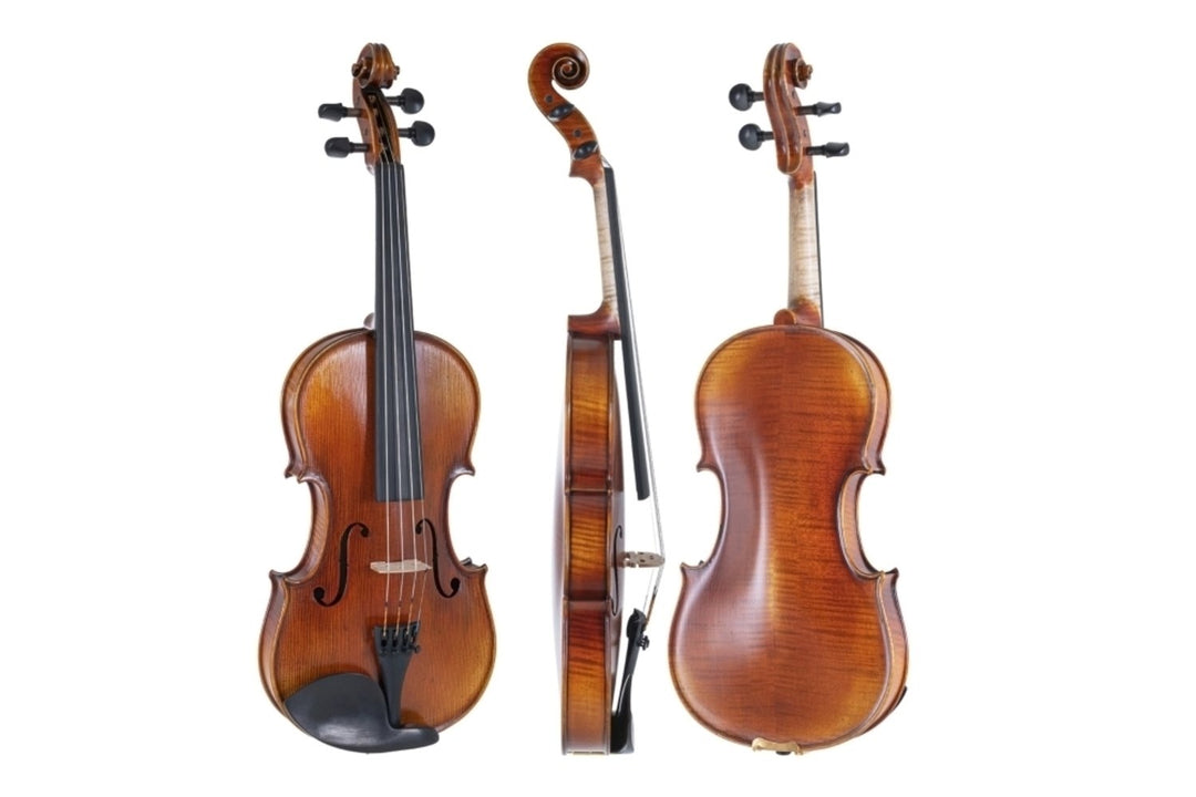 GEWA Violin Maestro 2 - 3/4 (Ready to play incl. shaped case, carbon bow and Larsen Aurora strings, transport-secured)