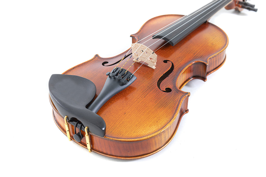 GEWA Violin Maestro 2 - 1/2 (Ready to play incl. shaped case, carbon bow and Larsen Aurora strings, transport-secured)