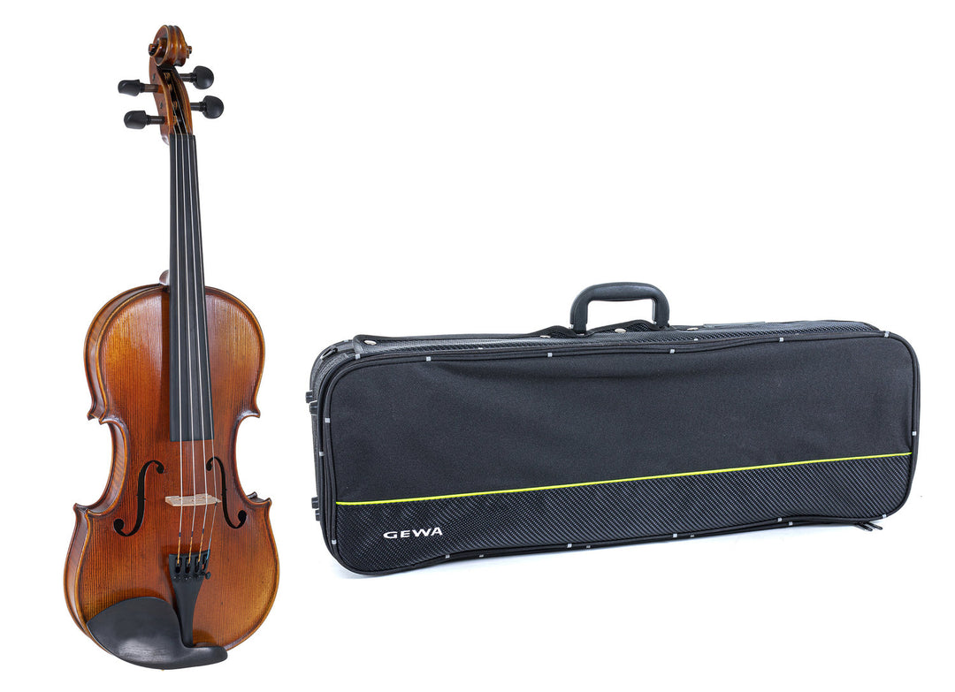 GEWA Violin Maestro 2 - 1/2 (Ready to play incl. violin case, without bow, with Larsen Aurora strings, transport-secured)