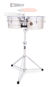Latin Percussion Timbales Tito Puente Timbalitos - Steel (LP272-S)