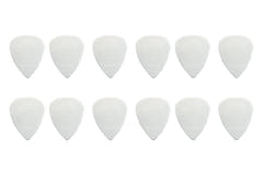 Fire & Stone Nylon plektre 0,38 mm, hvid, 12 stk.