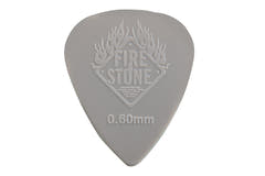 Fire & Stone Nylon plektre 0,60 mm, lysegrå, 12 stk.