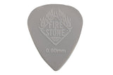 Fire & Stone Nylon plektre 0,60 mm, lysegrå, 12 stk.
