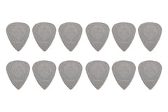 Fire & Stone Nylon plektre 0,60 mm, lysegrå, 12 stk.
