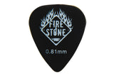 Fire & Stone Monster plektre "Dragon", sort, 0,81 mm, 12 stk.