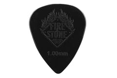 Fire & Stone Nylon plektre 1,00 mm, sort, 12 stk.
