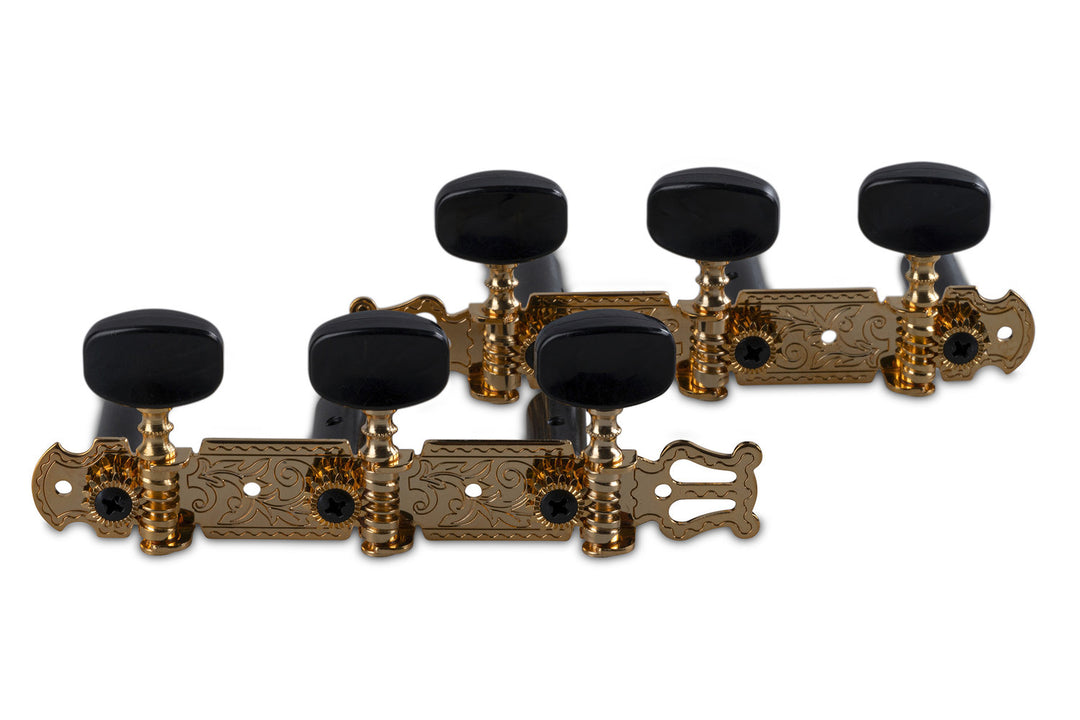 GEWA Classical guitar machine head Pro Arte - golden (with lyra)