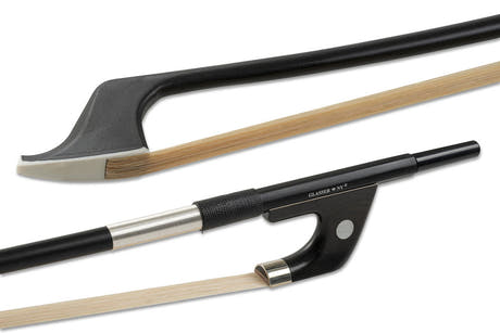 Glasser elevbue til kontrabas 3/4, carbon, tysk model