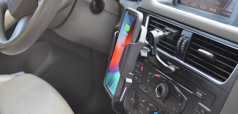 MINIBATT Mobilholder til Bilen m. Trådløs Oplader