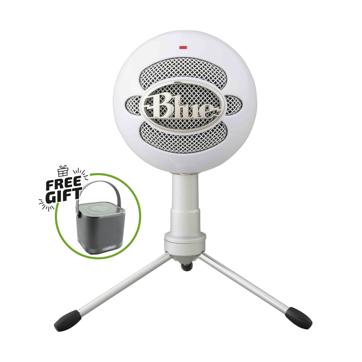 Blue Microphones Snowball USB (Hvid) + Free Gift