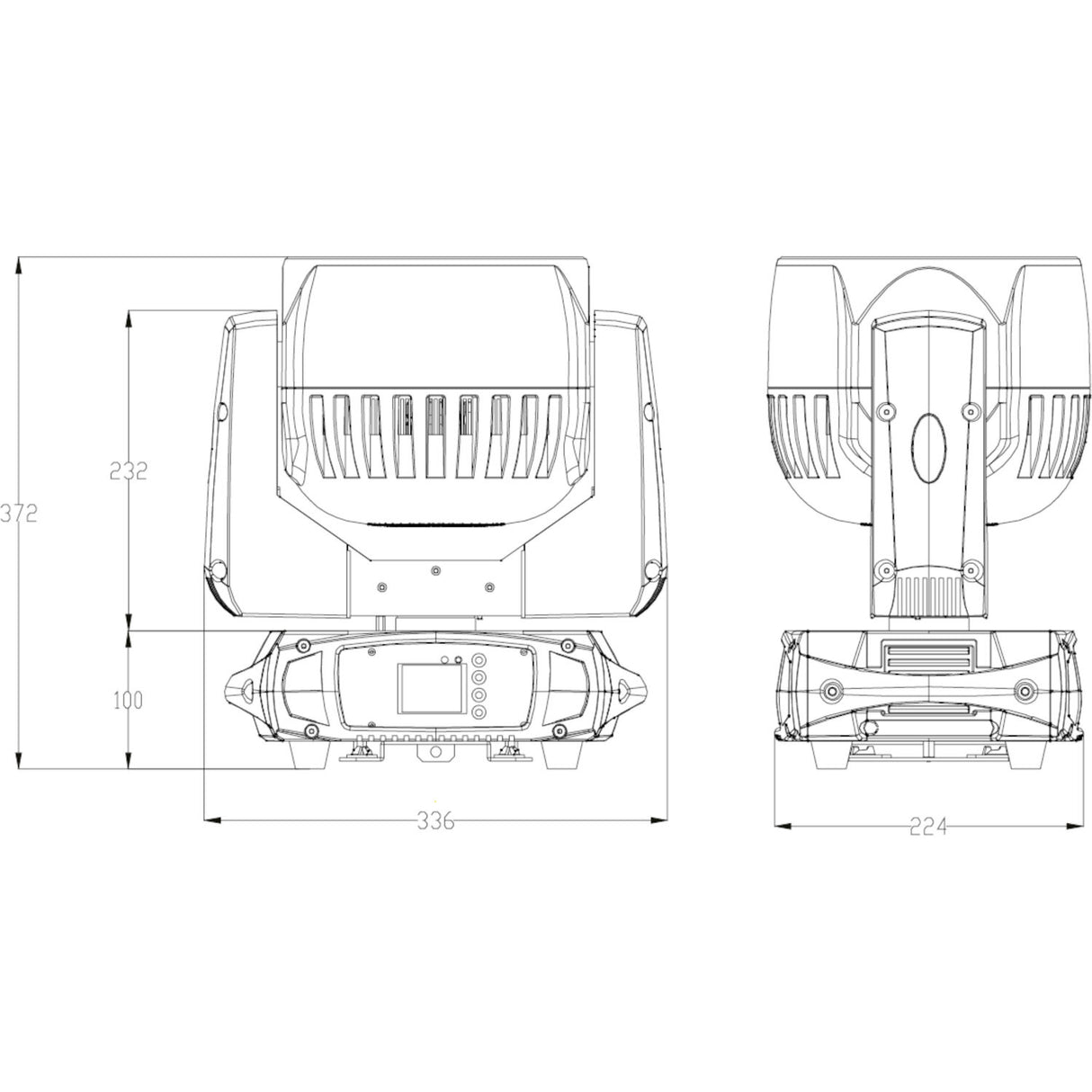 AFX BEE Dream Bee-Eye Moving Head (7x60 Watt)