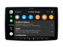 Apple Carplay, Android Auto i Fiat 500 Beige Interiør ( 2007-2015)
