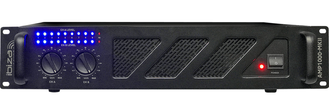 Ibiza AMP1000-MKII - Effektforstærker (2x800W)