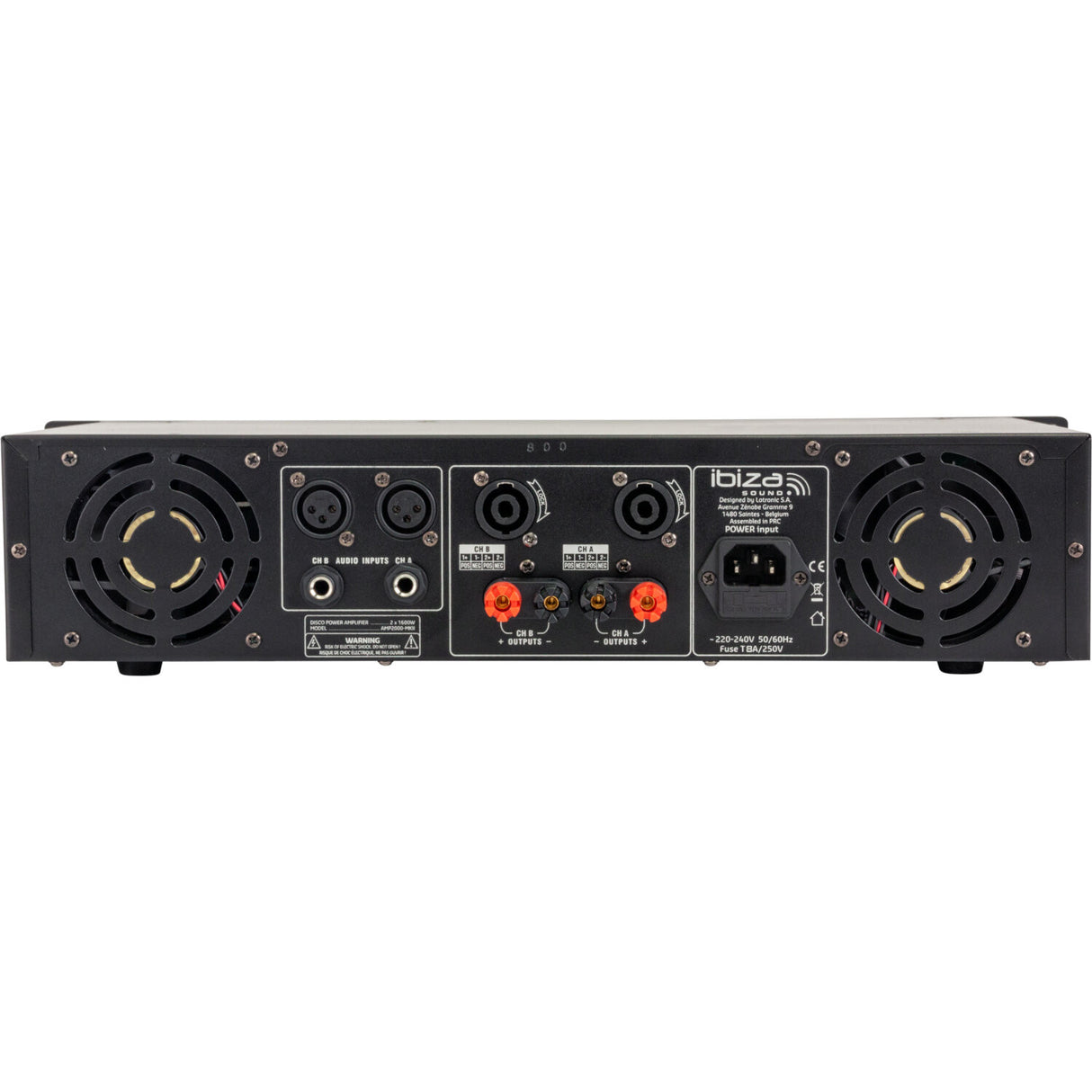 Ibiza AMP2000-MKII Effektforstærker (2x1500W)