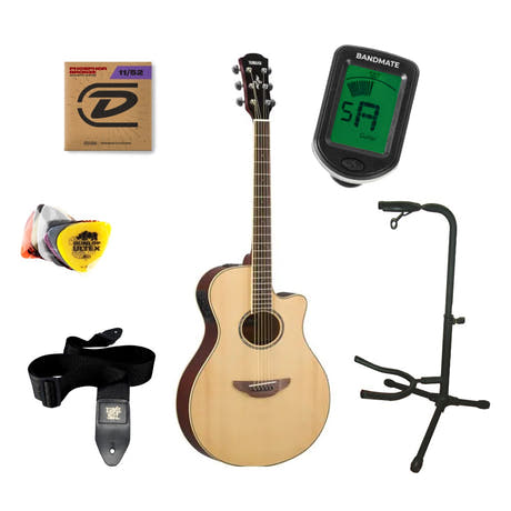 Yamaha APX600 Western Guitar Startpakke (Natur)