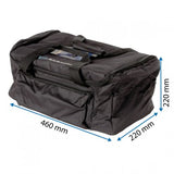 AC-120 Softbag (Sort, 460 x 220 x 220mm)