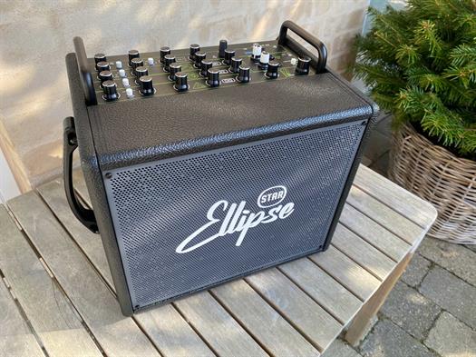 Ellipse 240W batteridreven forstærker og taske - Q2 sort