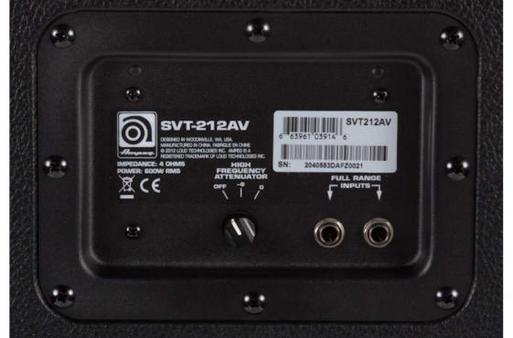 Ampeg SVT212AV Bas Forstærker Kabinet