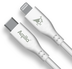 Aqiila Silicon USB-C/Lightni. 2.0 30W 2m Charging cable