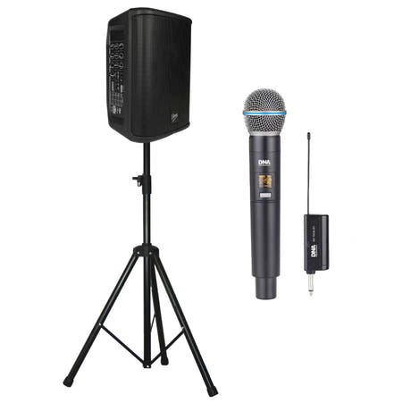 V-Tone Batterihøjttaler/mikrofon bundle