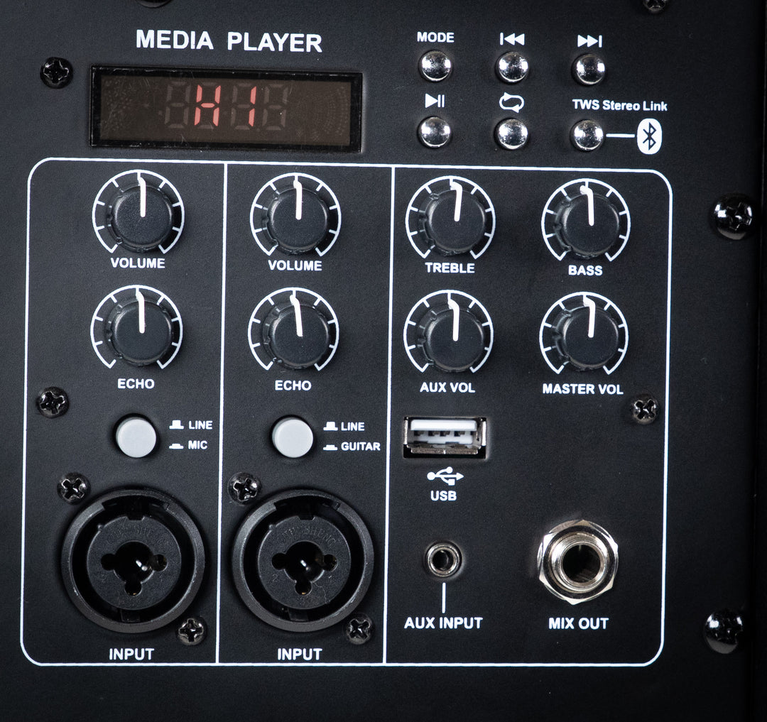 V-Tone Batterihøjttaler/mikrofon bundle
