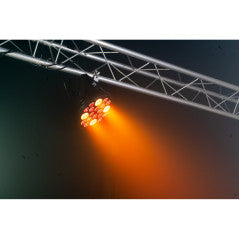 Big PAR 16x4W RGBW + 4x 30W Amber
