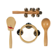 Børne Træ Percussion Gaveboks m. 4 dele