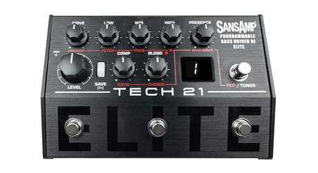 Tech 21 Programmable Bass Driver ELITE bas-preamp