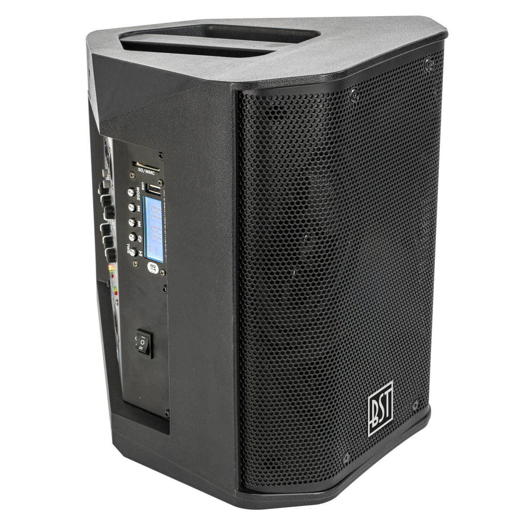 BST 6,5" Batterihøjttaler m. Mixer (60W)