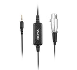 Boya iOS adapterkabel XLR til TRRS (BY-BCA6)