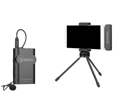 Boya trådløs sæt m/USB-c reciever og lavalier sender WM4