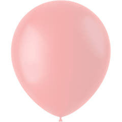 Balloner 50 stk. (Mat Pulver Pink, 33cm)