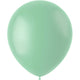 Balloner 50 stk. (Mat Pulver Pistache, 33cm)