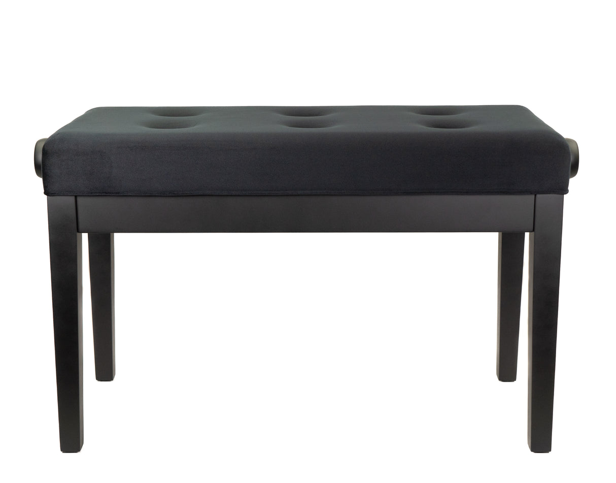 Dobbelt Klaverbænk Deluxe (Mat sort) BandMate PB200D