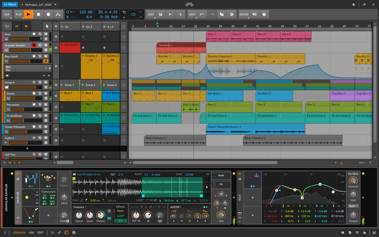 Bitwig Studio (Upgrade From Essentials/16-Track)