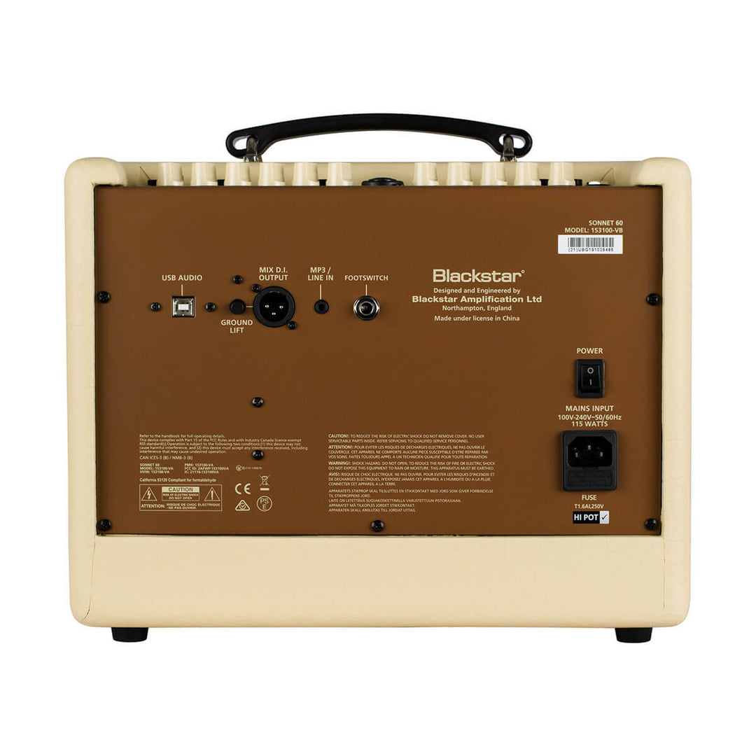 Blackstar Sonnet 60 akustisk guitarforstærker (Blond)