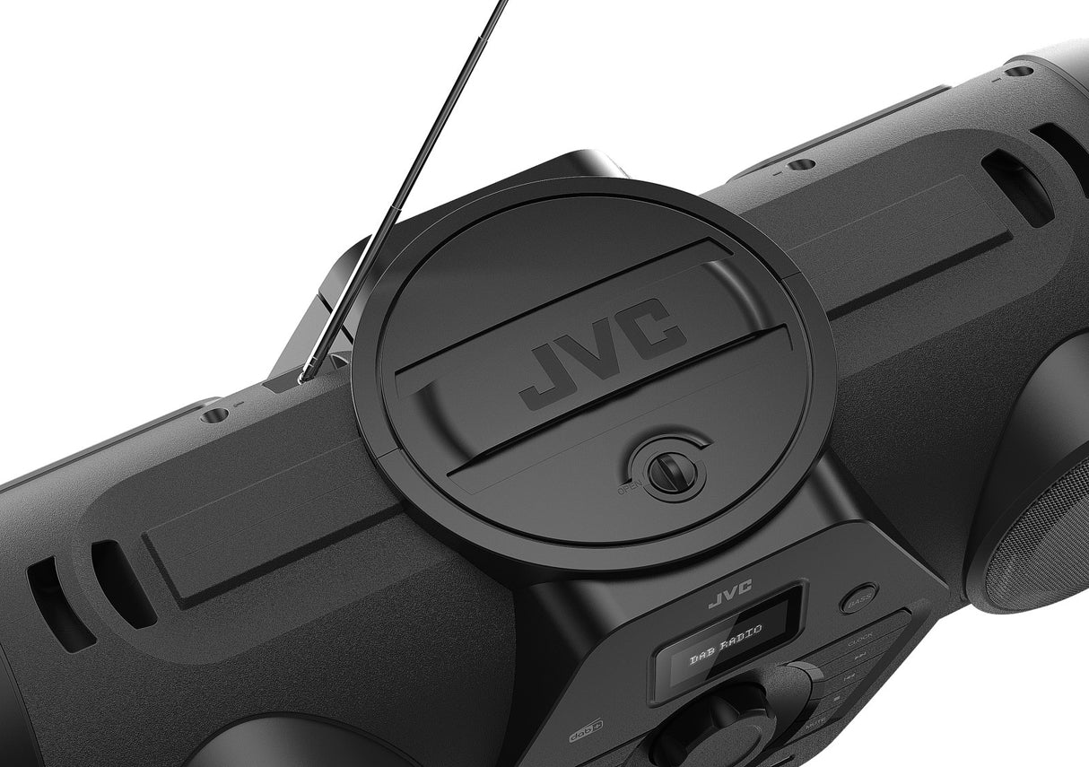 JVC RV-NB300DAB BoomBlaster m. Bluetooth og DAB+ inkl. Batteri