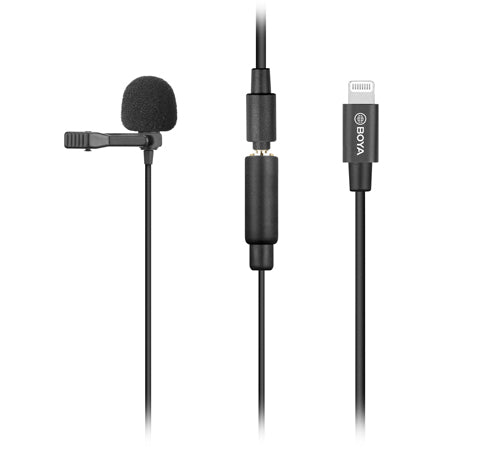 Boya M2 Knaphulsmikrofon til iPhone/iPad