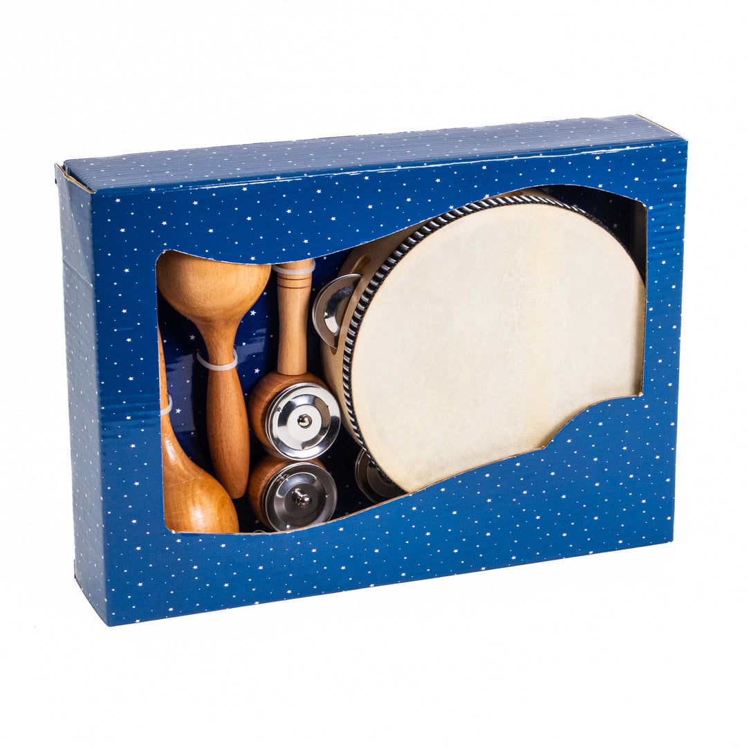 Børne Træ Percussion Gaveboks m. 3 dele