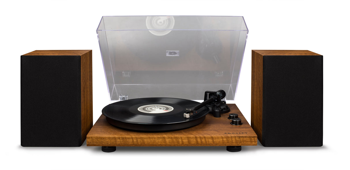 Crosley C62 Pladespiller m. Højttalere (Valnød)
