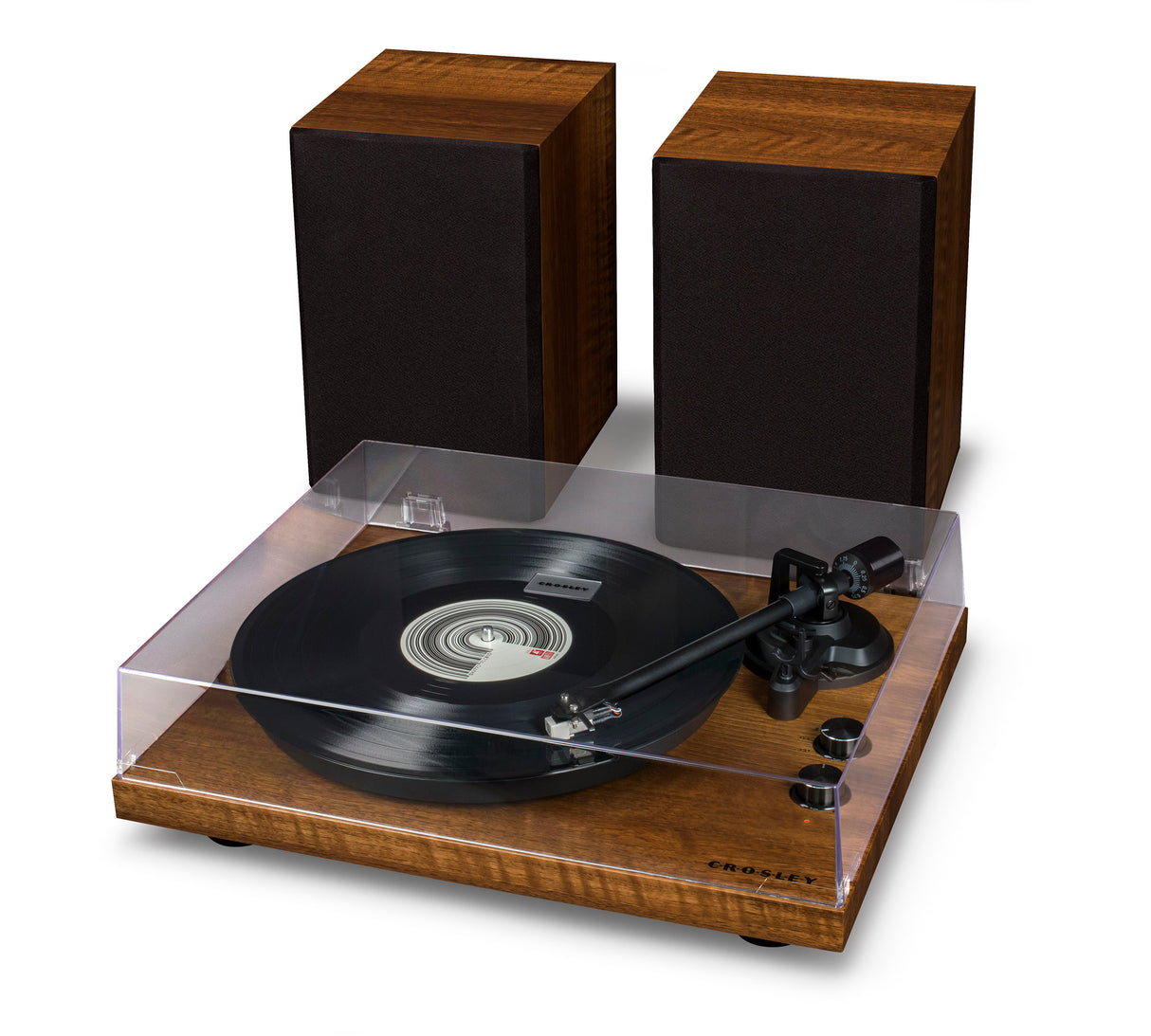 Crosley C62 Pladespiller m. Højttalere (Valnød)