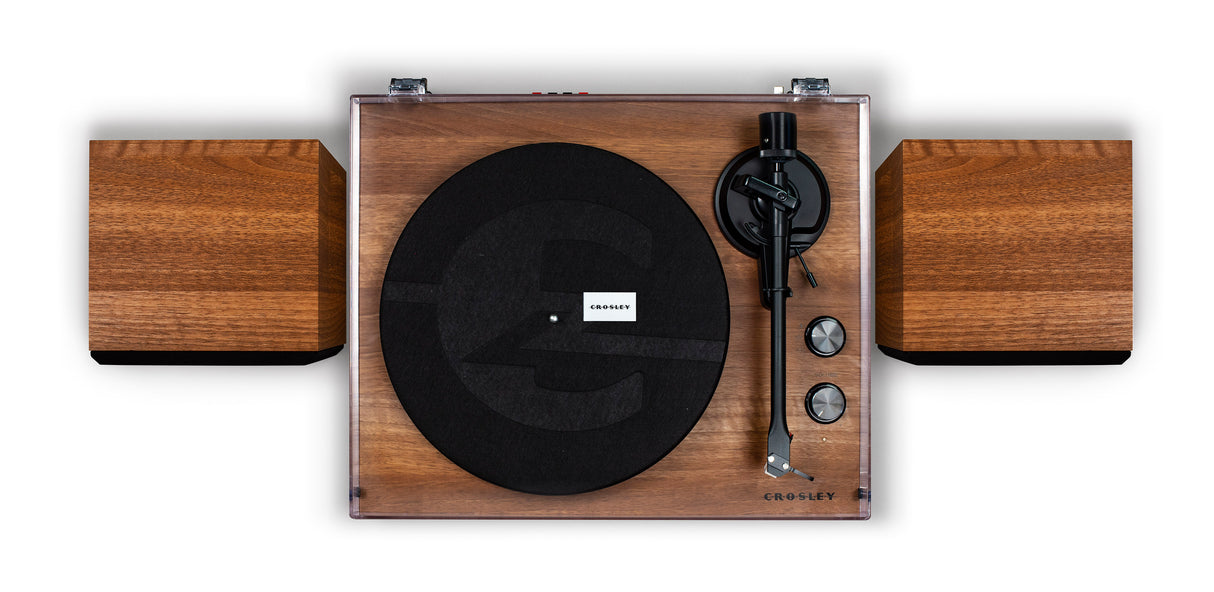 Crosley C62 Pladespiller m. Højttalere (Valnød)