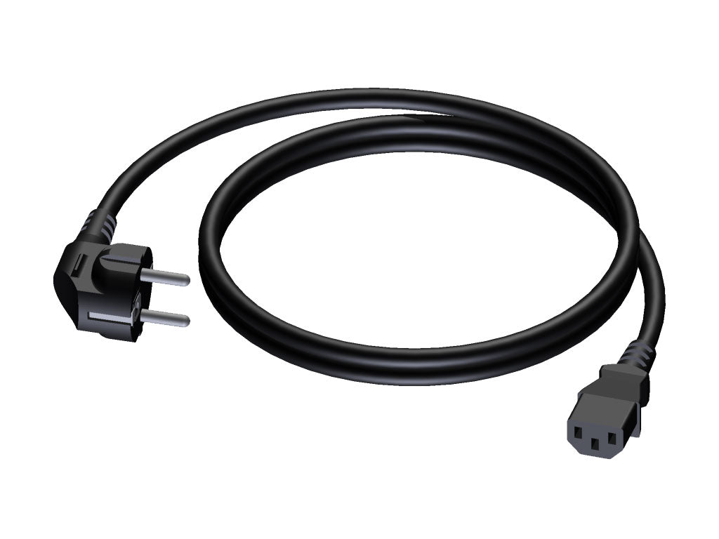 ProCab powerkabel 3x1,5 mm², hun Euro>Schuko han, 10 m (PVC)