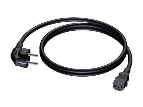 ProCab powerkabel 3x1,5 mm², hun Euro>Schuko han, 3 m