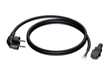 ProCab powerkabel 3x1,5 mm², hun Euro>Schuko han, 5 m (CAB491-5)