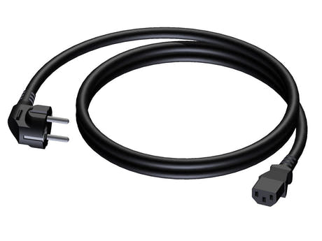 ProCab powerkabel 3x1,5 mm², hun Euro>Schuko han, 1 m (CAB495-1)